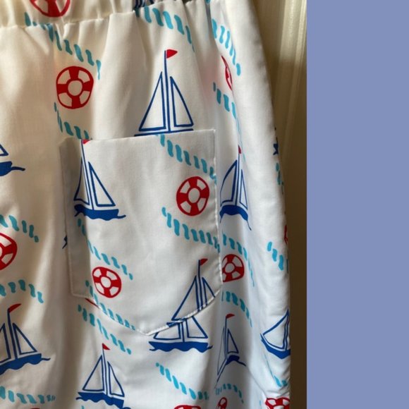 Vintage Handmade Nautical Skort - Picture 4 of 9